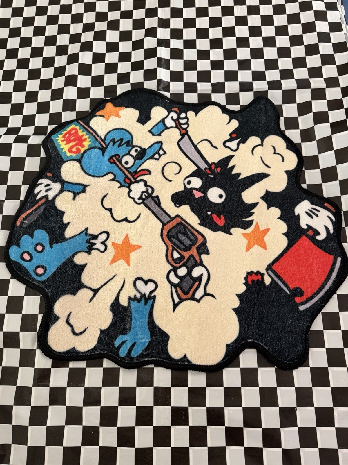 New 20” x 22” The Simpsons ITCHY AND SCRATCHY Floor Rug Shower DOOR Mat CARPET