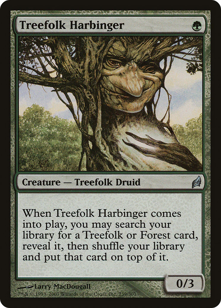 Treefolk Harbinger [Lorwyn] Magic MTG