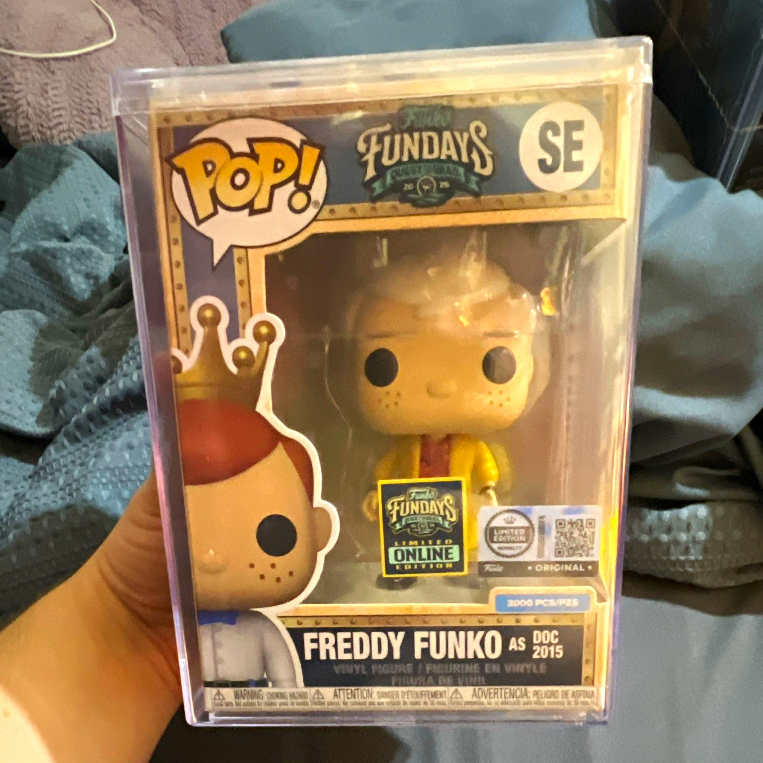 Funko Pop Freddy Funko as Doc Brown FunDays Exclusive LE 2015 3000 PCS