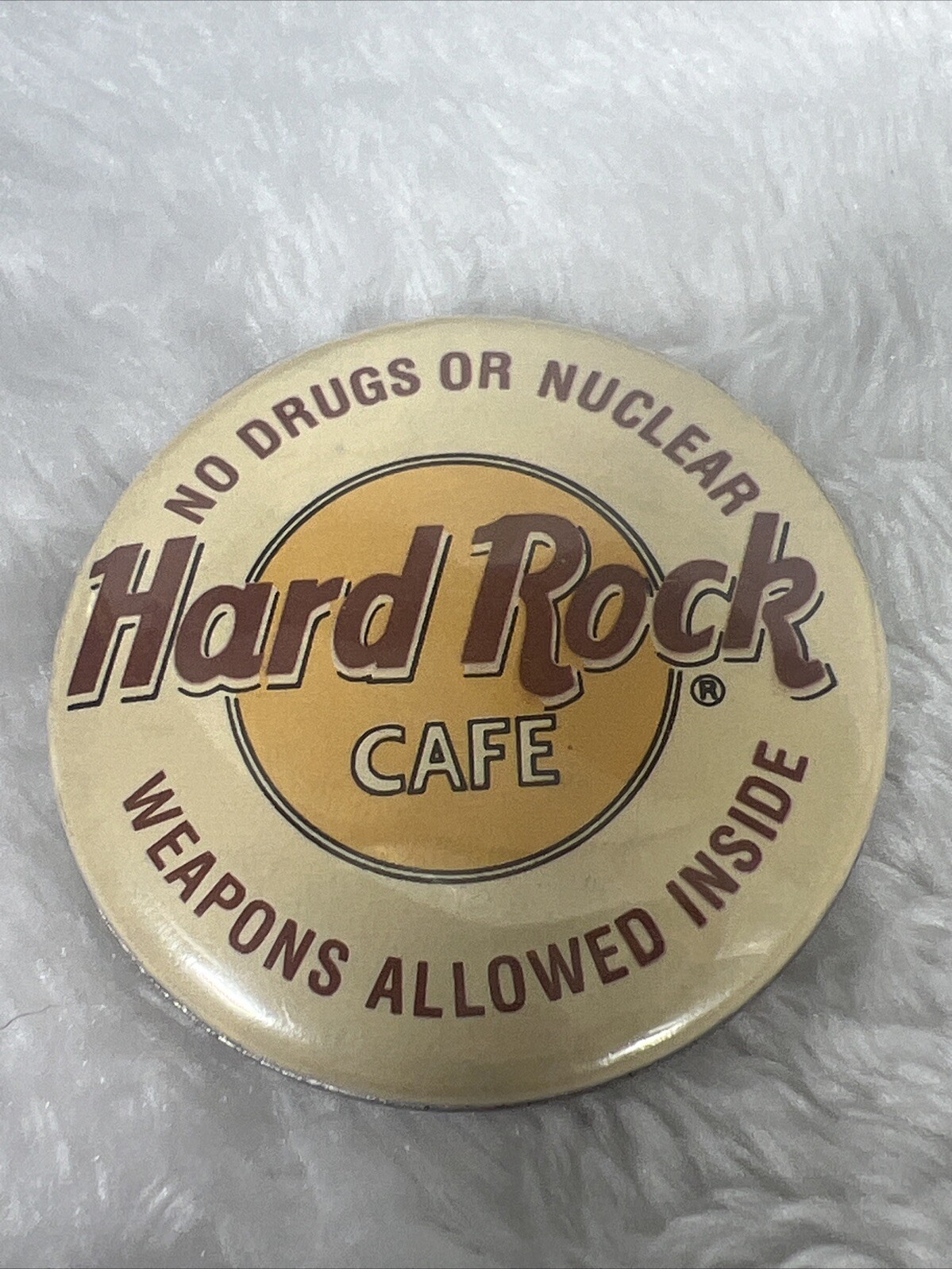 Vintage Hard Rock Cafe Pinback Button