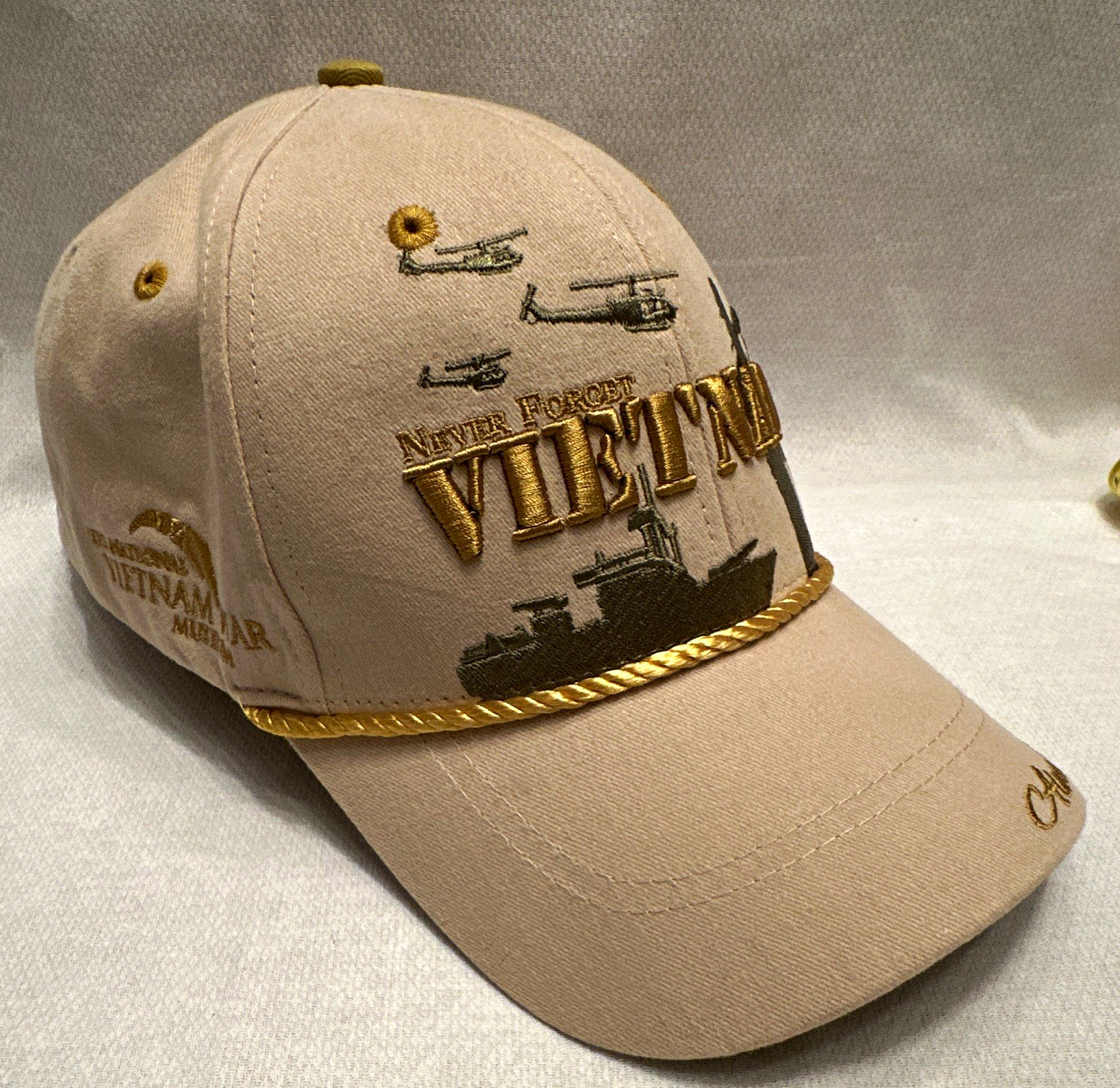 Limited Edition the National Vietnam War Museum “ Never Forget” Baseball Cap