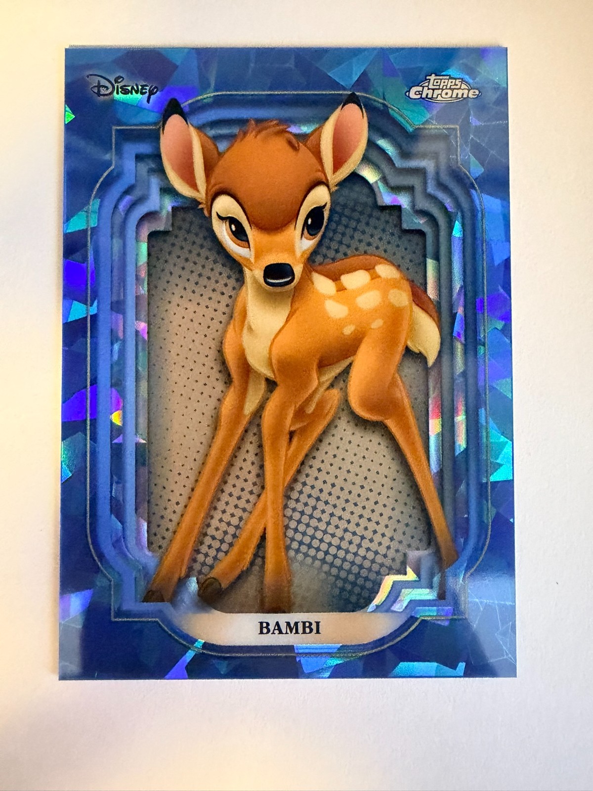 2024 Topps Chrome Disney Sapphire Edition 1 Bambi #15 - 1st Year Sapphire