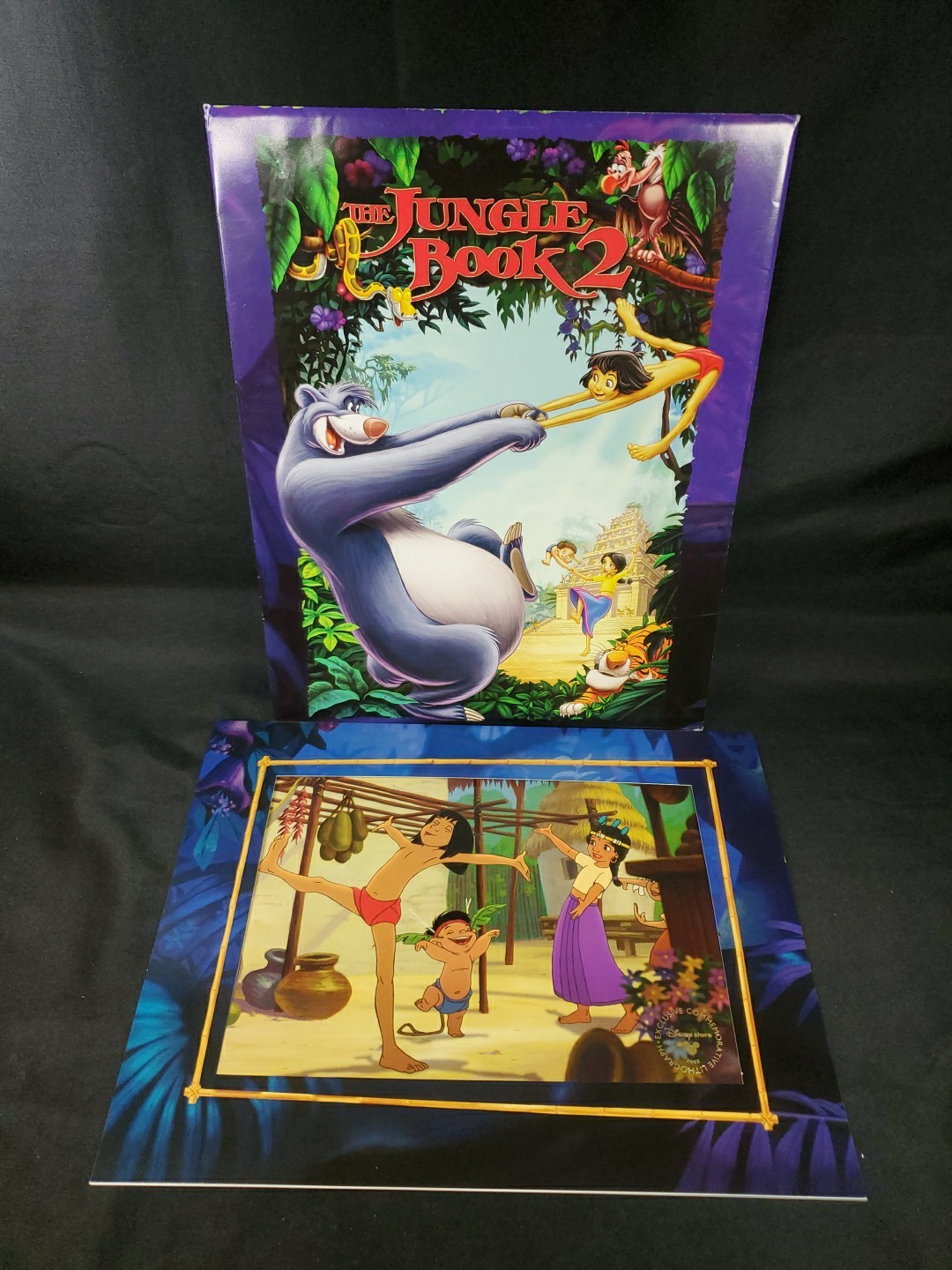 Disney Store Jungle Book 2 Exclusive Commemorative Lithograph 2003 With Mat \