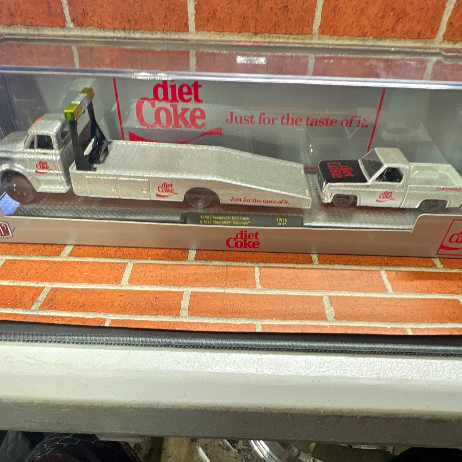 Coca-Cola M2 Machines Diet Coke Chevrolet C60 Ramp Truck & Silverado 2021