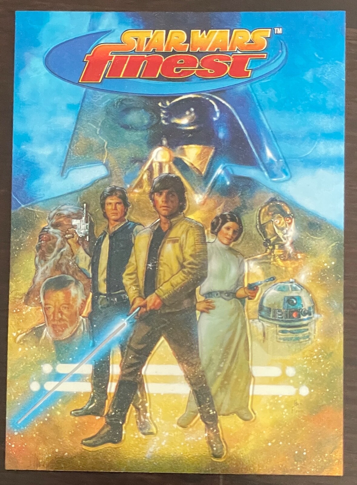 TOPPS STAR WARS FINEST 1996 ALL-CHROMIUM SERIES ONE TRADING CARDS NM - MINT