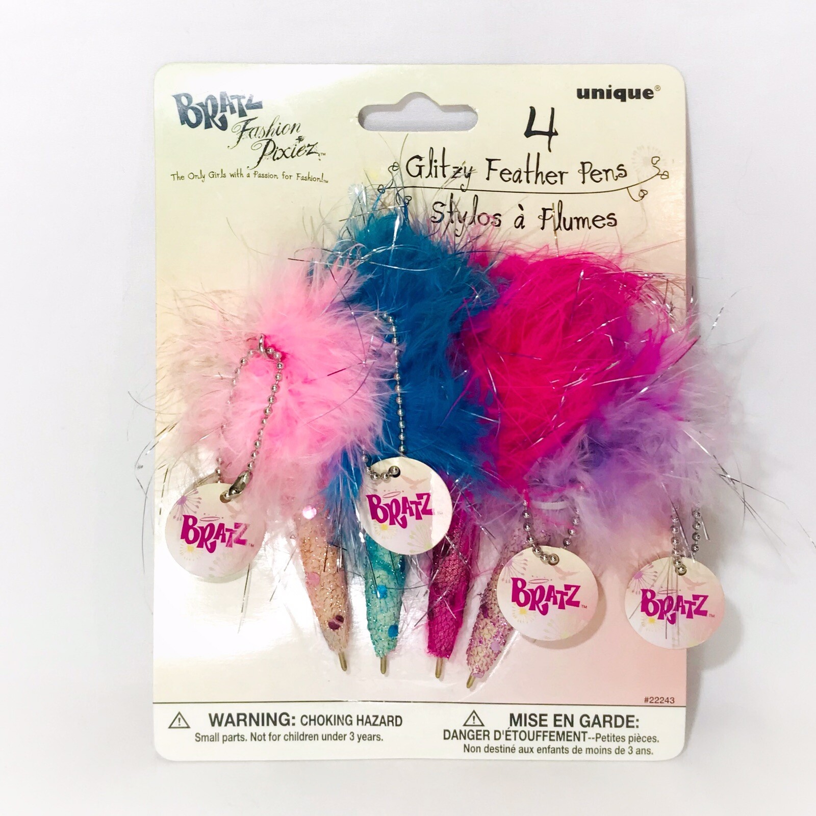 Bratz Glitzy Feather Pens 4pk 