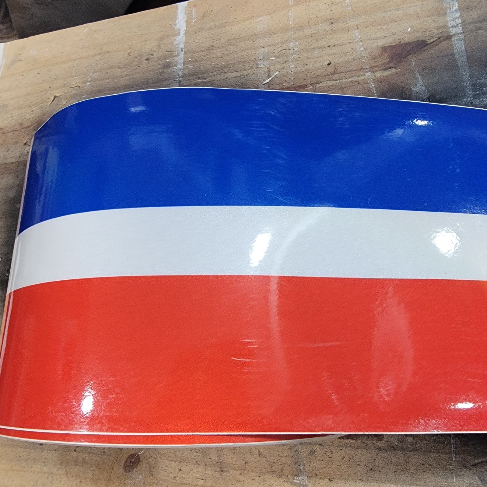 US mail DJ5 Postal Jeep Red White And Blue Reflective Stripe USPS