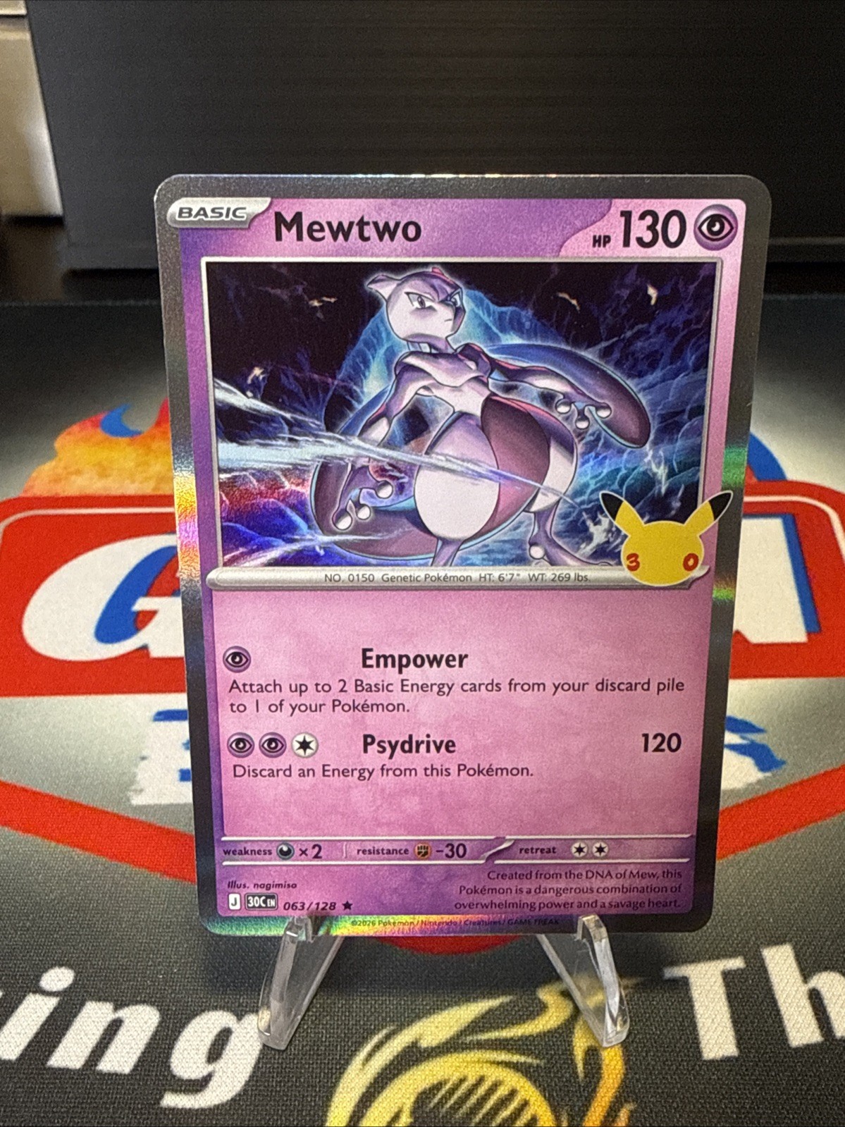 Pokemon TCG 30th Celebration NM Mewtwo 063/128