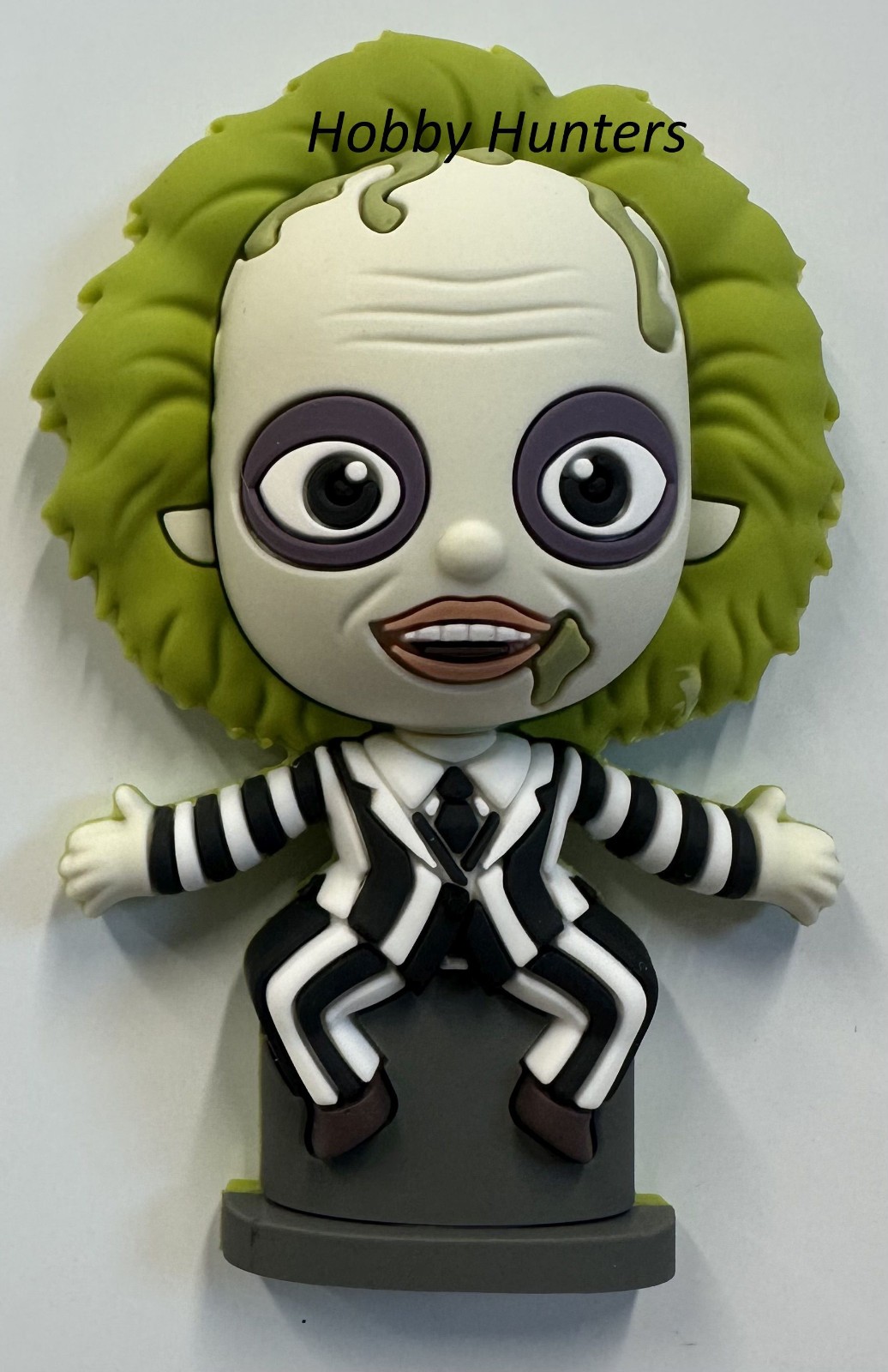 3D Foam Magnet - Beetlejuice - Sitting on Tombstone Movie PVC Licensed NEW