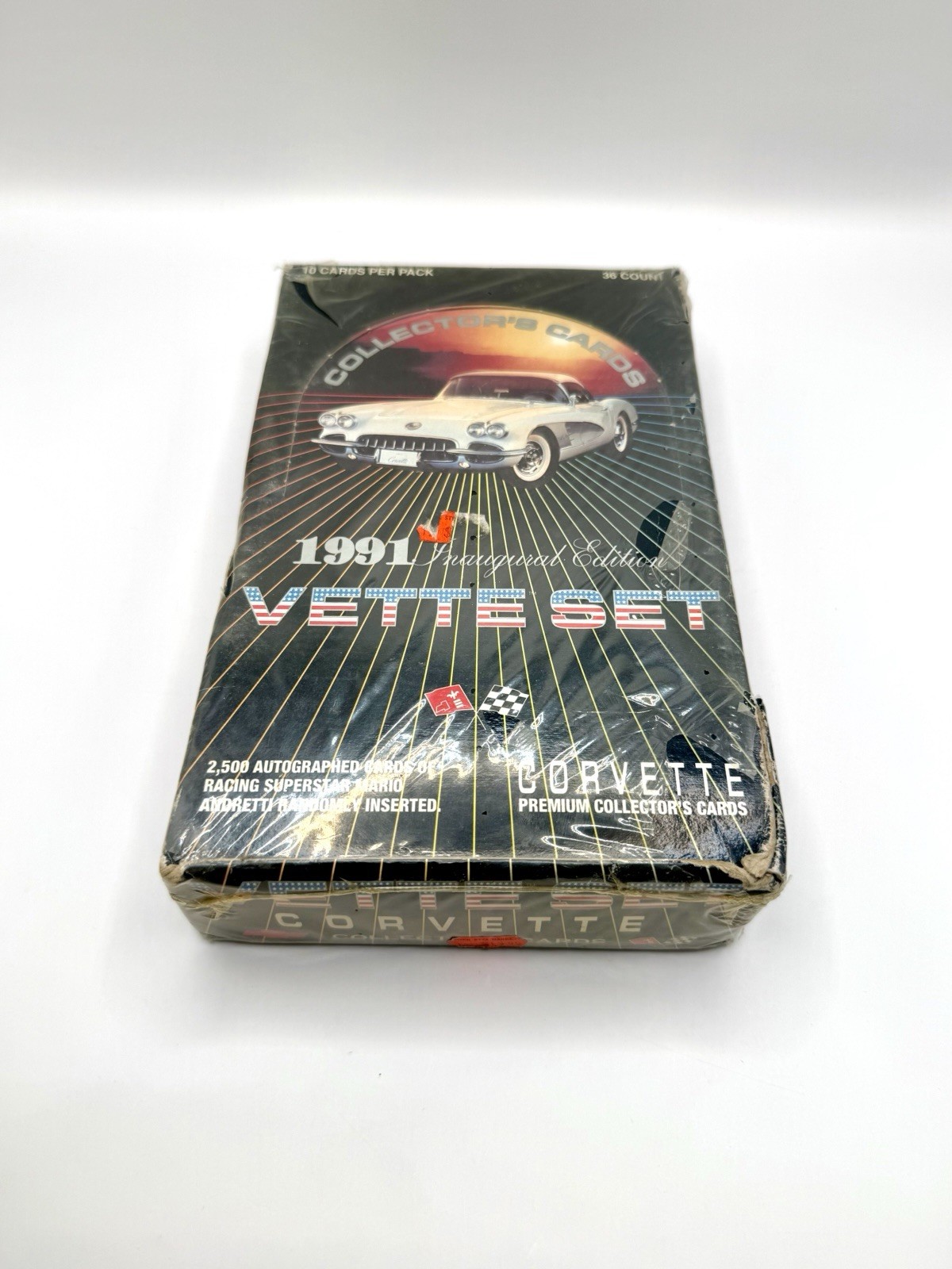 1991 Vette Set Corvette Collect-A-Card Inaugural Edition Sealed 36 Pack Box