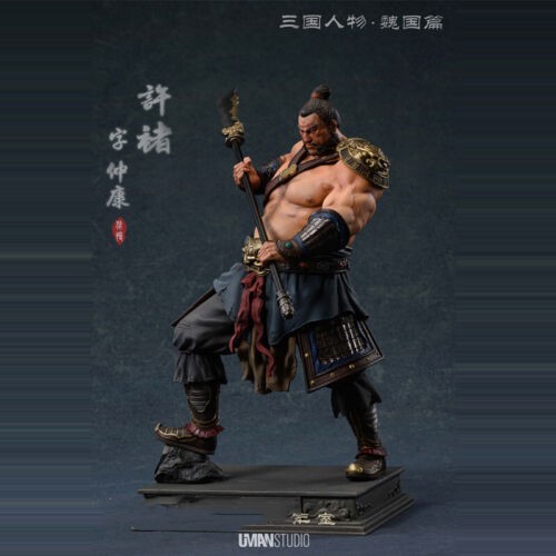 UMAN Studio Three Kingdoms XuChu Resin Statue 1/6 Scale In Stock H37cm High-Q