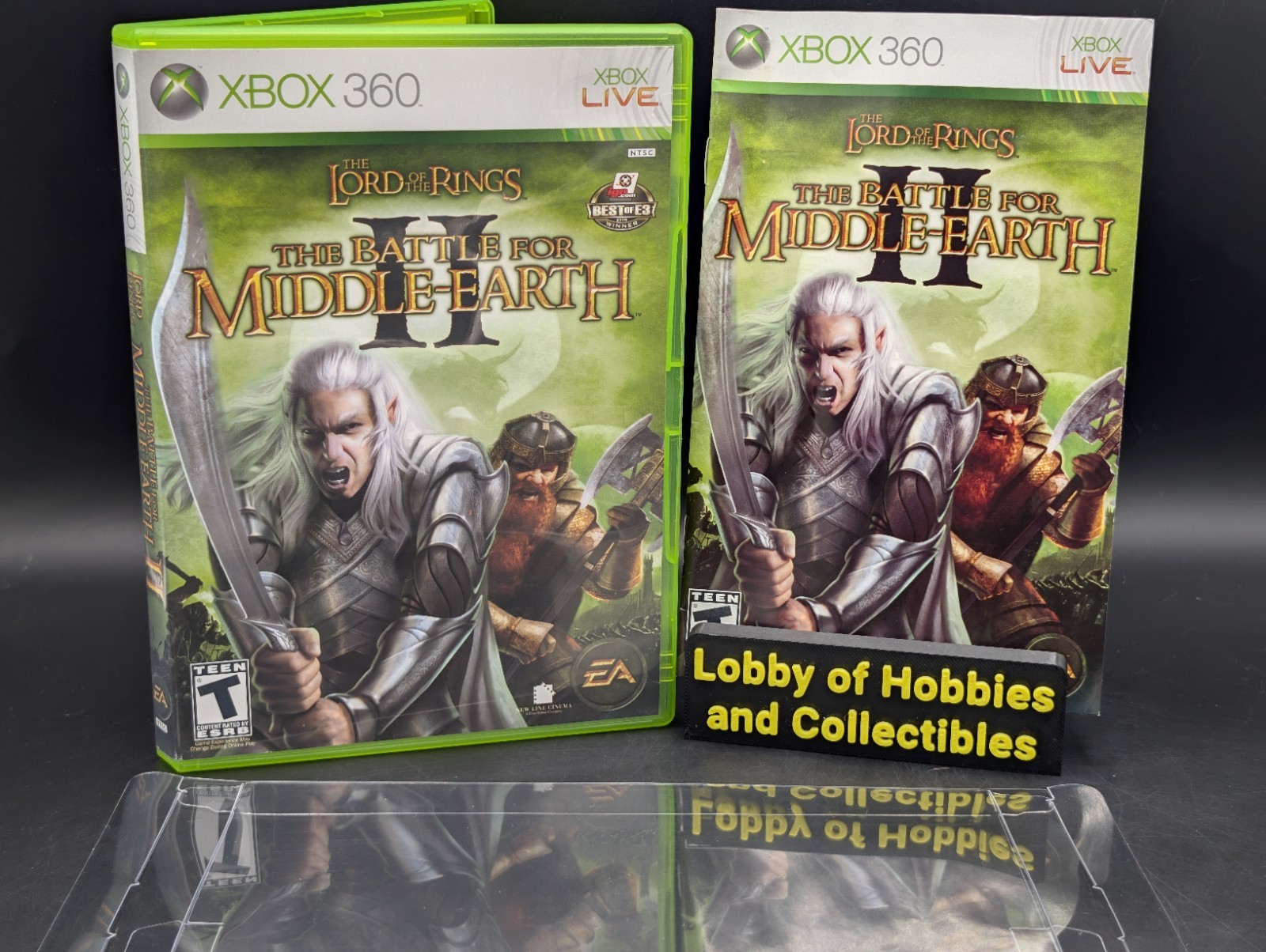 Lord of the Rings Battle for Middleearth II ( Xbox 360 ) CIB -Mint Disc-Pristine
