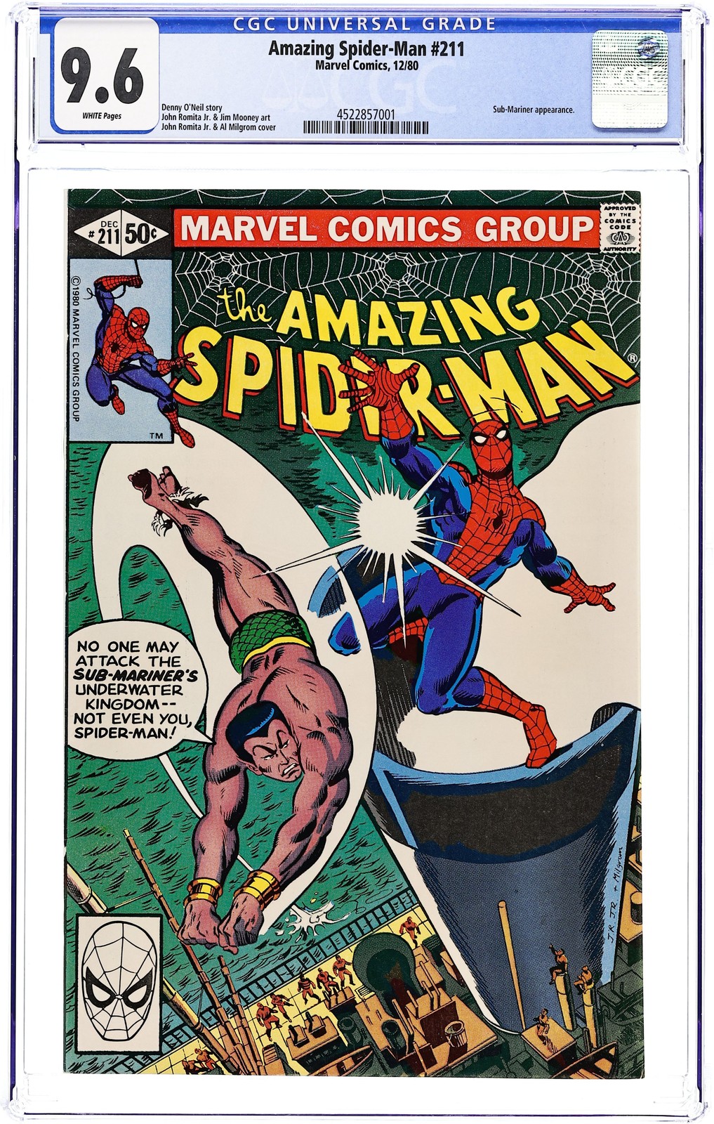 Amazing Spider-Man #211 CGC 9.6 1980 4522857001
