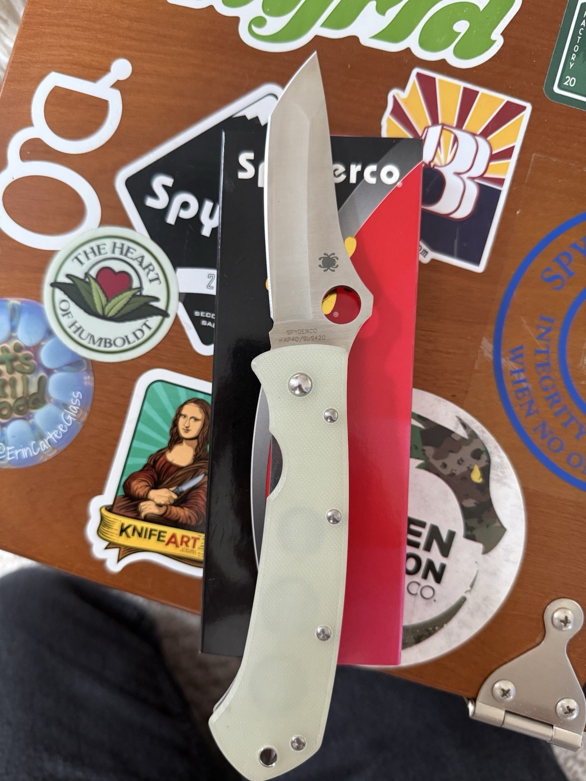 New Spyderco /Lum Tanto /Jade G10 /HAP40/SUS420 /C46GHAP40P /Discontinued rare