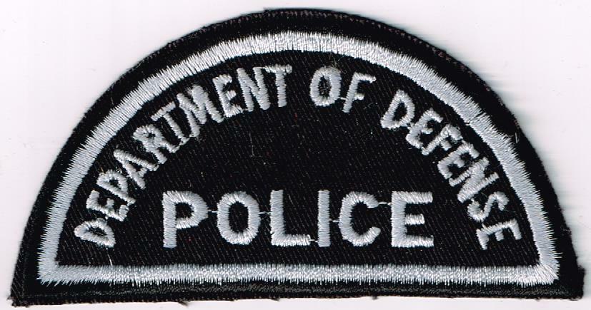 US DOD Police - old style half moon patch