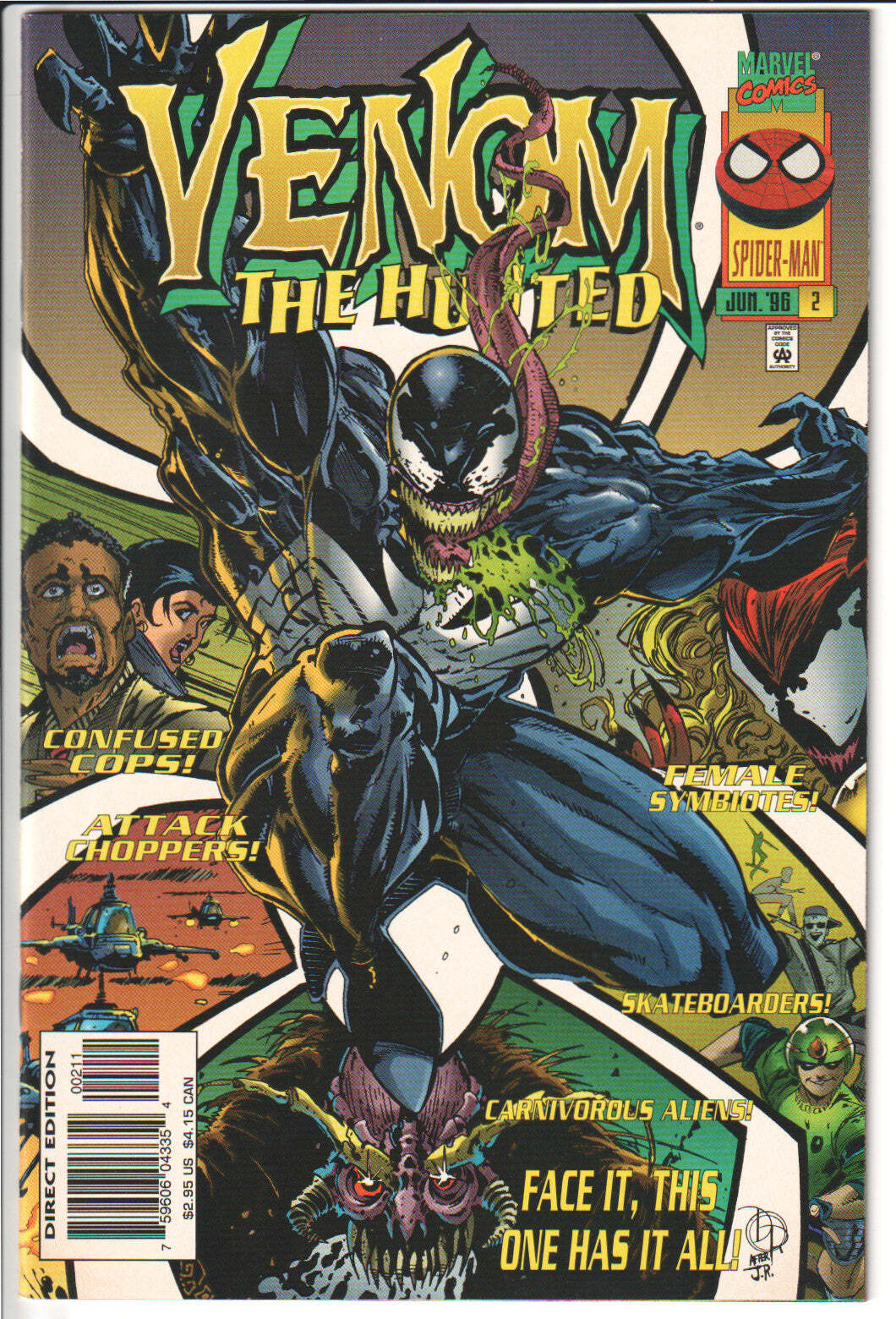 Venom The Hunted #2 1st Full Appearance of Xenophage 1996 NM(+)