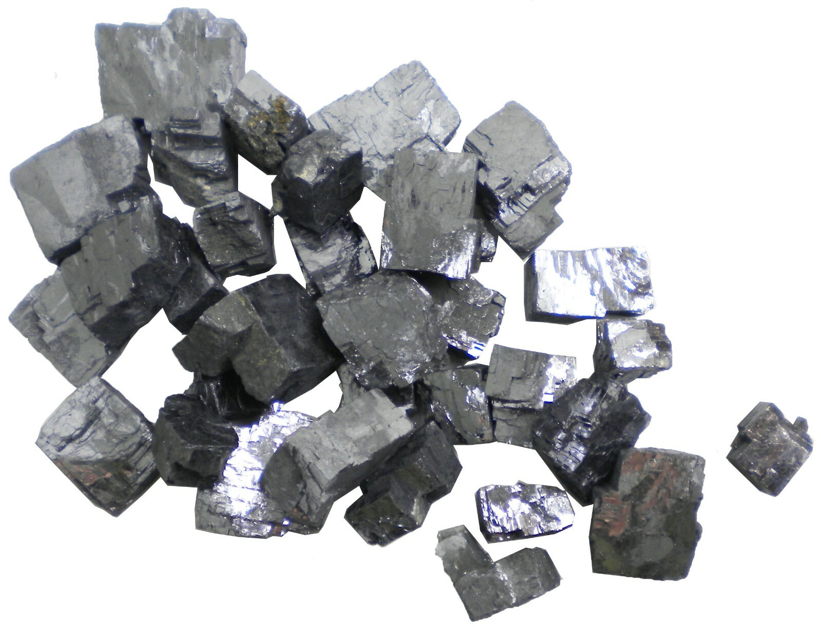 Galena Pieces - 1 Pound - 15 to 25 mm Cubic pieces - lb Bulk - GALPCS1LB