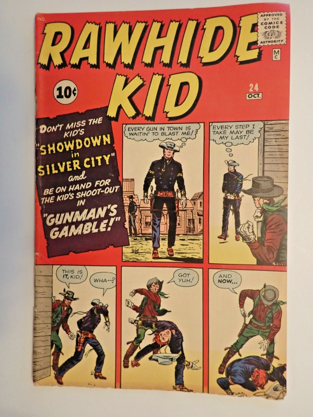 1961 Rawhide Kid # 24 Stan Lee Silver Age Atlas / Marvel Comic 