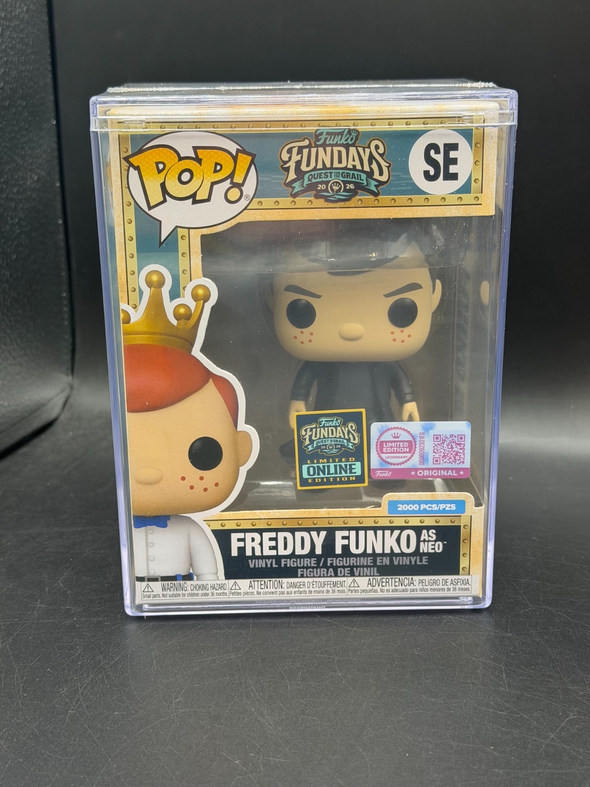 Funko Pop 2026 Fundays Quest for the Grail Box of Fun Freddy as Neo The Matrix