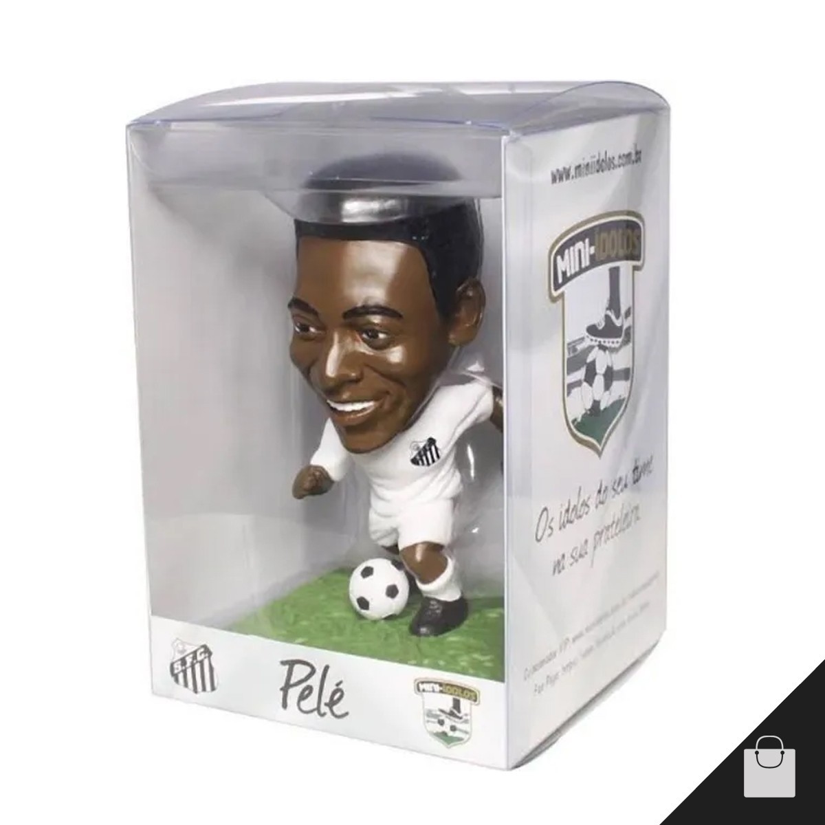 Pelé Corinthian Figure Rare Limited Ed. Soccer Football Bobblehead Big Head Pele