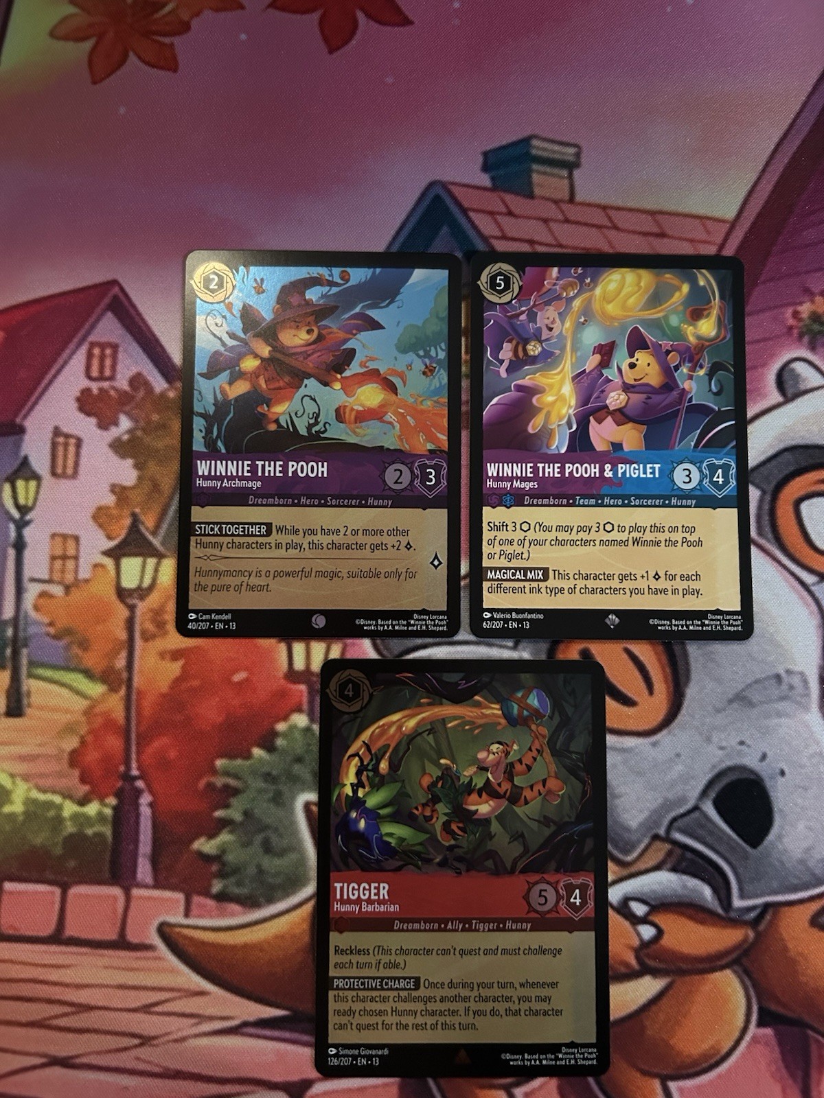 Winnie the Pooh & Piglet - Hunny Mages 62/207 Attack of the Vine Regular 3 Card