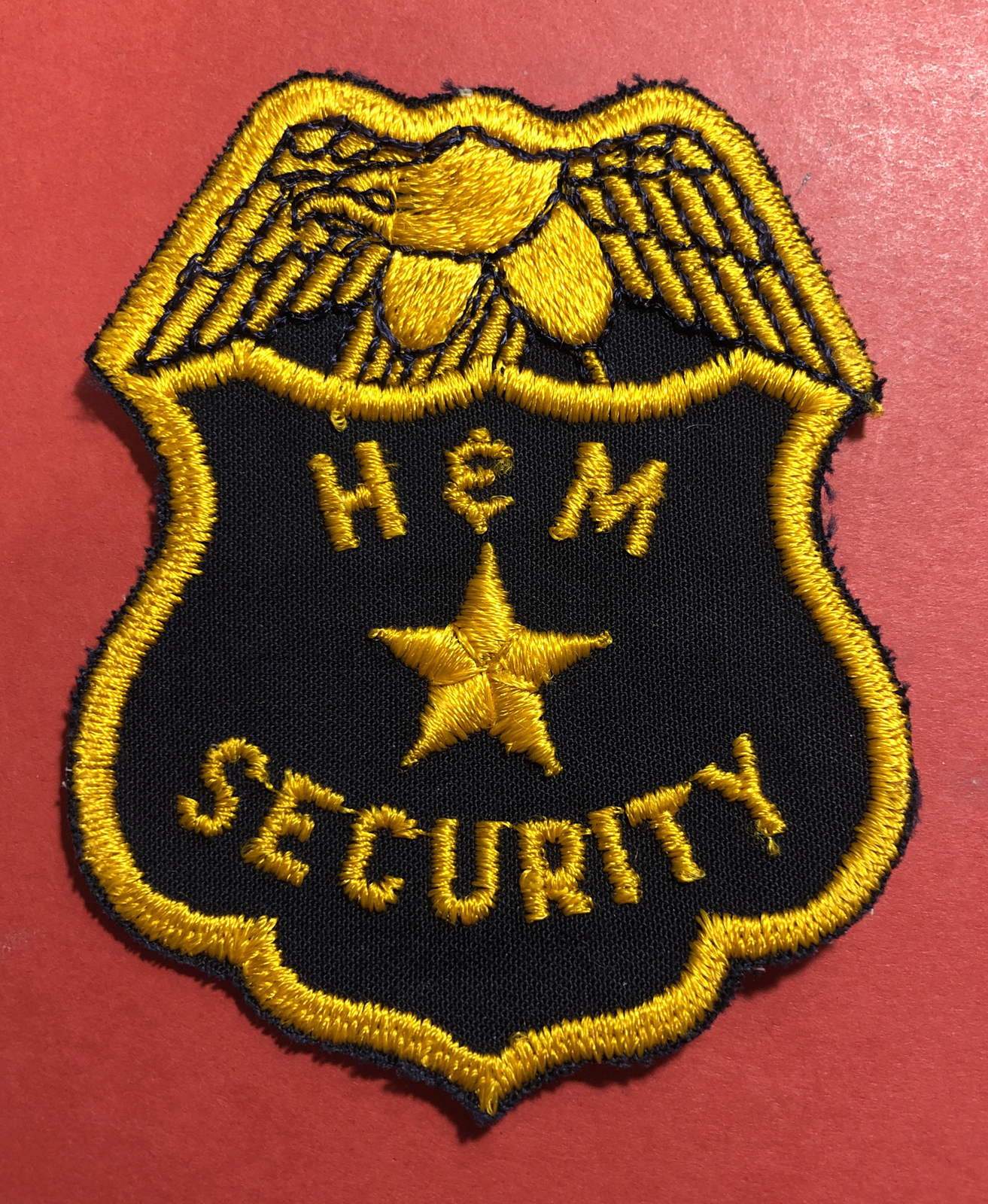 H & M Security Patch 3” x 3 3/4” K577