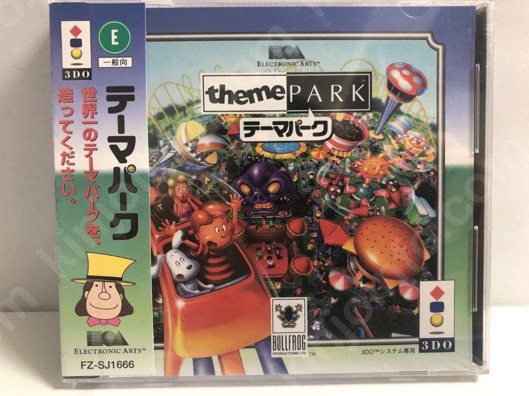 Theme Park 3DO Japanese Version Game New Sealed