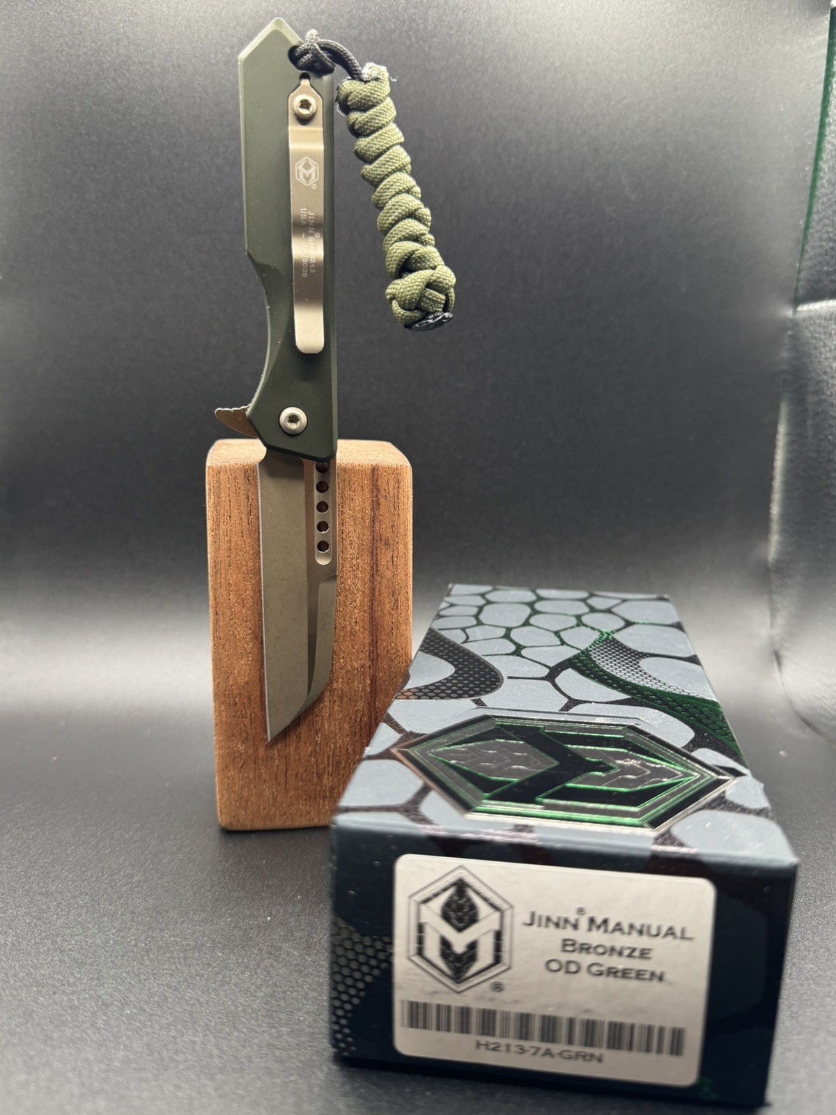 Heretic Jinn Manual - Green Aluminum Bronze Magnacut