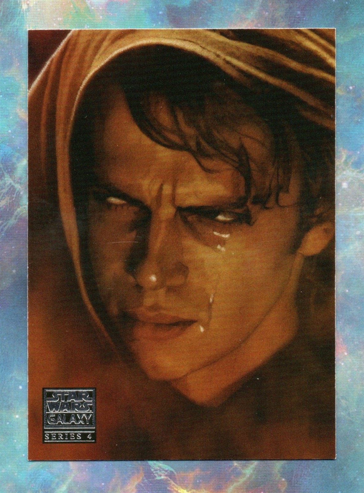 2009 Topps Star Wars Galaxy Series 4 BASE Card #51 / EPISODE 3 THE ABYSS ANAKIN