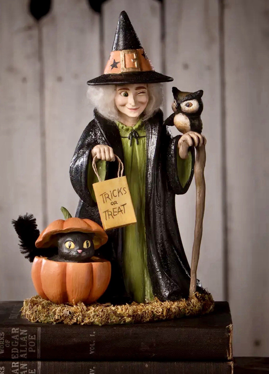 Bethany Lowe Halloween TRICK OR TREAT CALLIE WITCH #TD3151 NEW