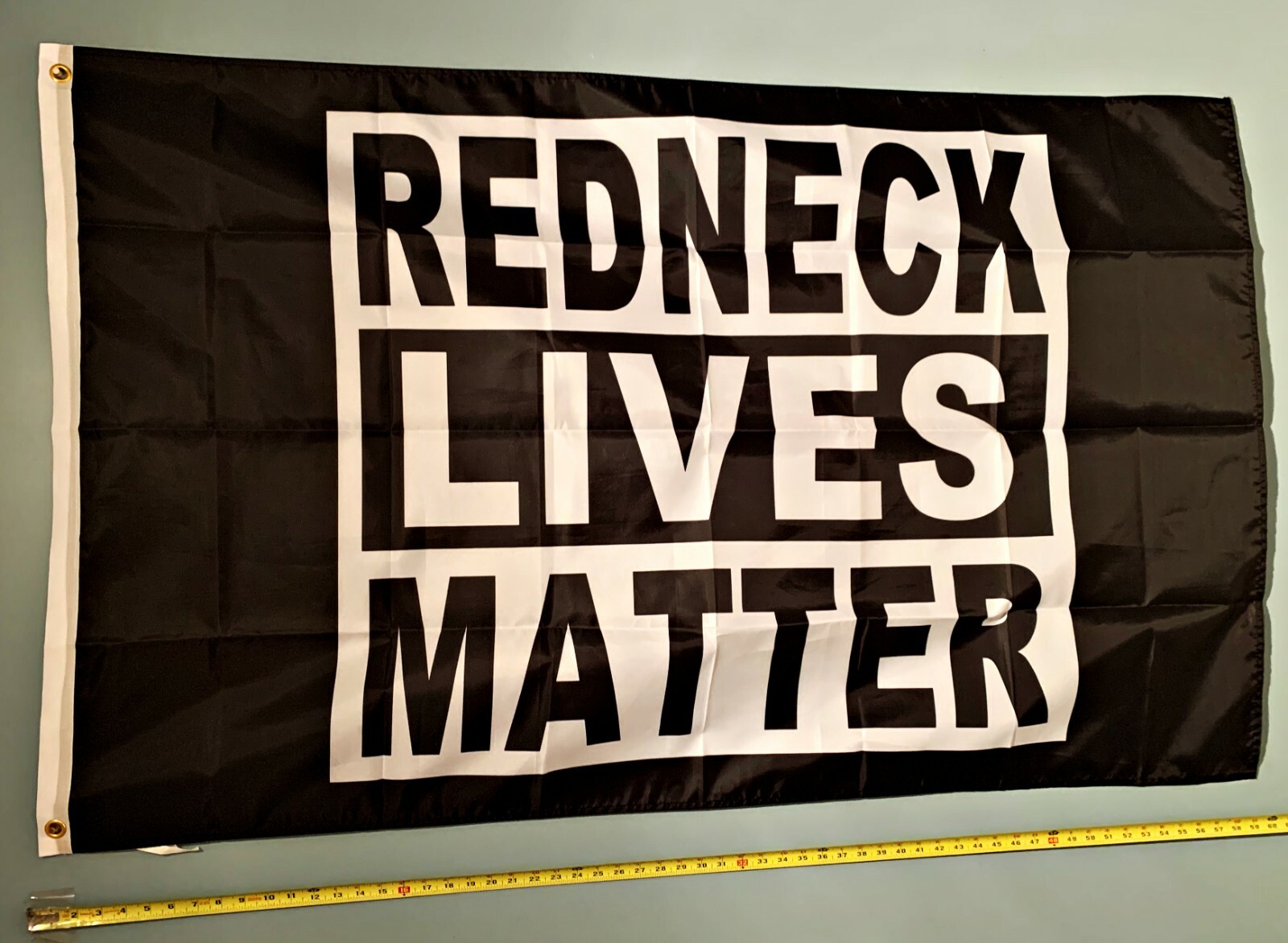 REDNECK LIVES MATTER FLAG  USA SELLER Block USA Biden Trump Sign 3x5'