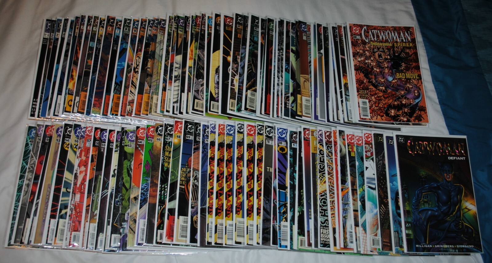 Catwoman Vol 1 #1-4, Vol 2 #0-80, Annual #1-4 and More. 99 Books. Never Read