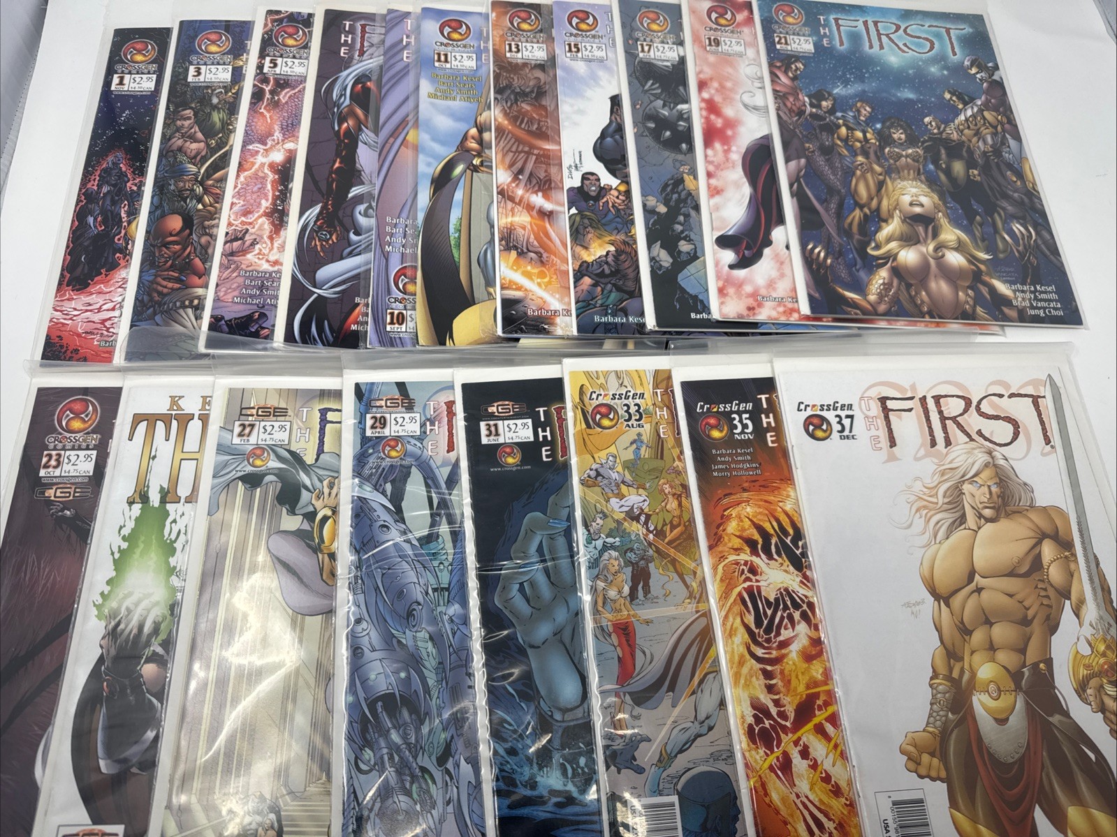 The First #1-37 CrossGen Comics Near Complete Lot of 36 Missing #7 Kesel Sears