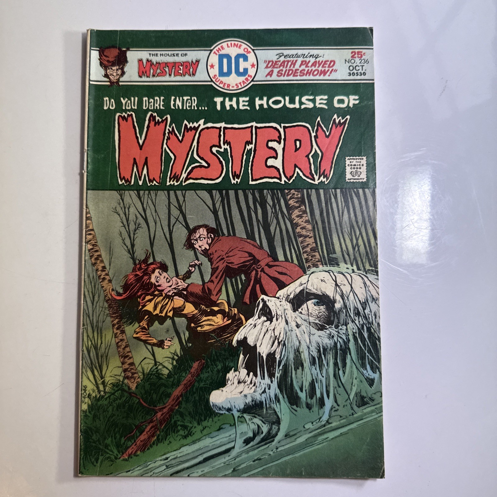 House Of Mystery #236 DC Horror 1975 Bronze Age Bernie Wrightson Cover 
