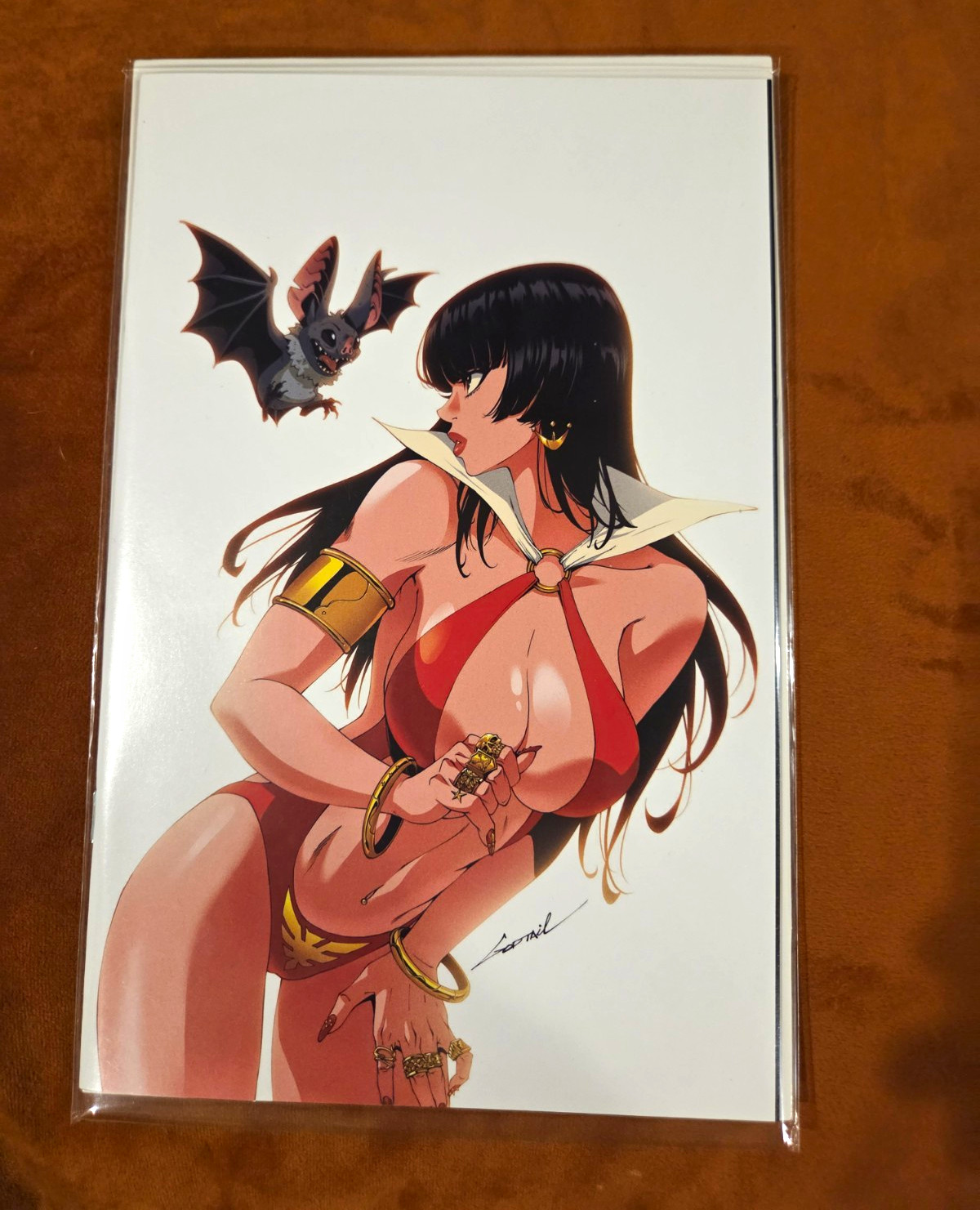 Dynamite Vampirella: Armageddon #10 Big Dex Comics Exclusive Cover Godtail