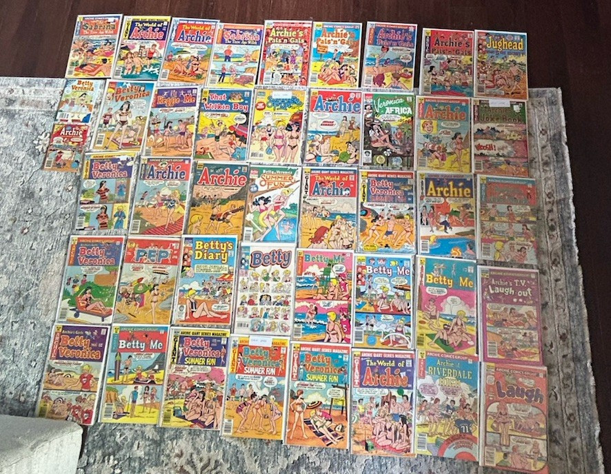 Archie Comics LOT OF 41 BIKINI COVERS Betty & Veronica * 2 Archie digest Decarlo