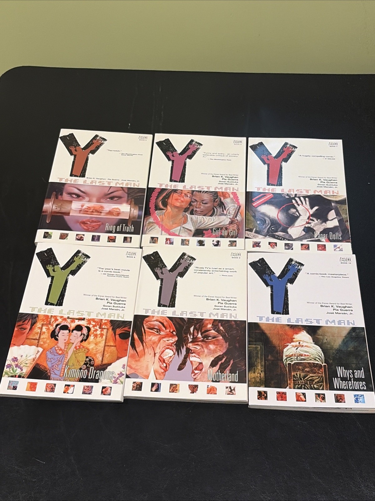 Y The Last Man #1 (Softcover) #5 6 7 8 9 10 TPB Lot Set Vertigo Series