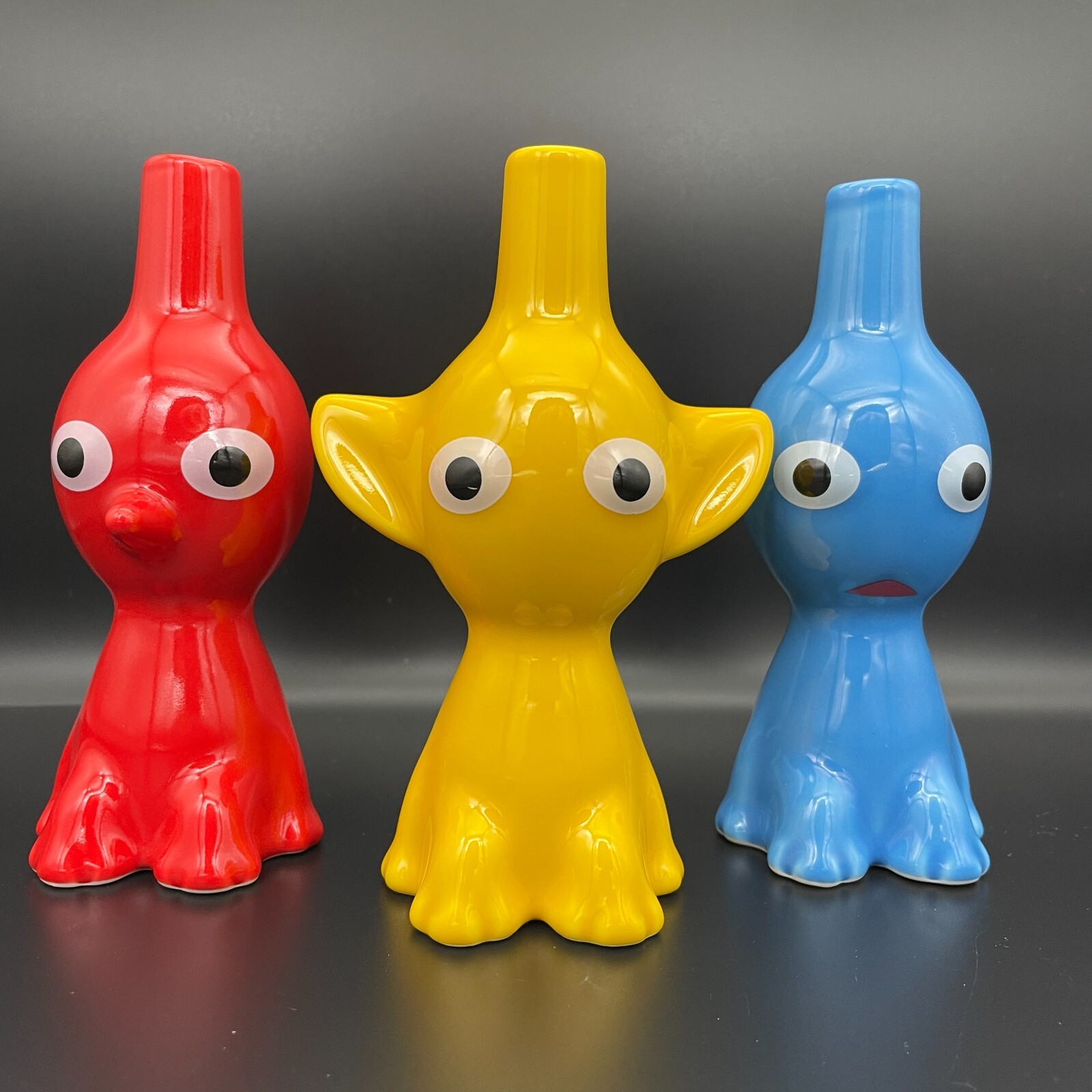 PIKMIN Vase Red & Blue & Yellow PIKMIN / Nintendo Official Store Limited NEW