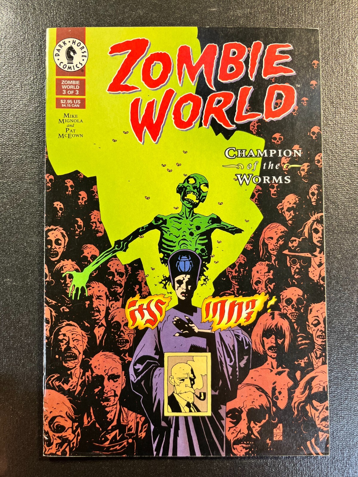 ZOMBIEWORLD: CHAMPION OF THE WORMS 3 MIKE MIGNOLA Cover Story Dark Horse Hellboy