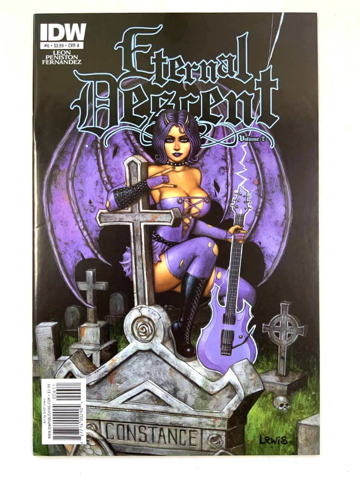IDW ETERNAL DESCENT (2012) #6 Good Girl Horror Cover VF (8.0) Ships FREE