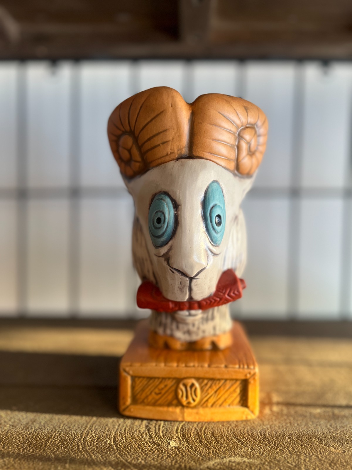 Kao POW The Big Thunder Mountain Goat Tiki Mug- Disney inspired Tikiland Trading