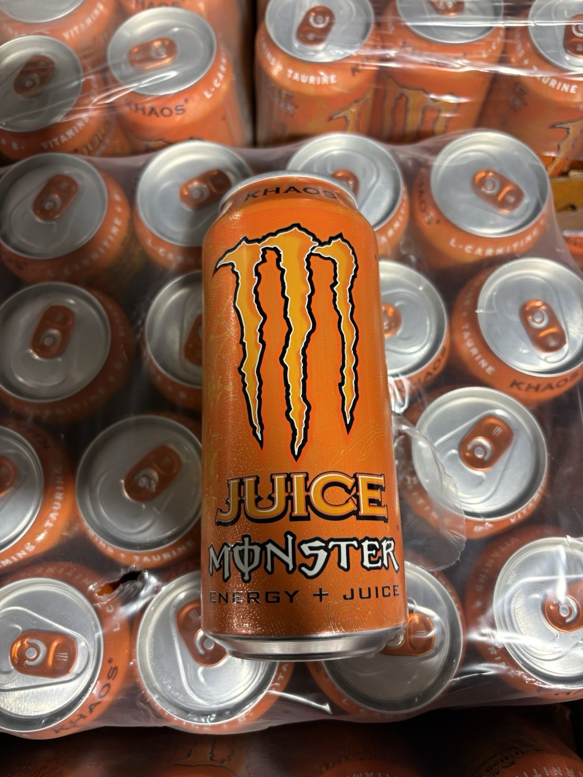 Monster Energy JUICE KHAOS 12 Pack , BB 10-2027. Discontinued F
