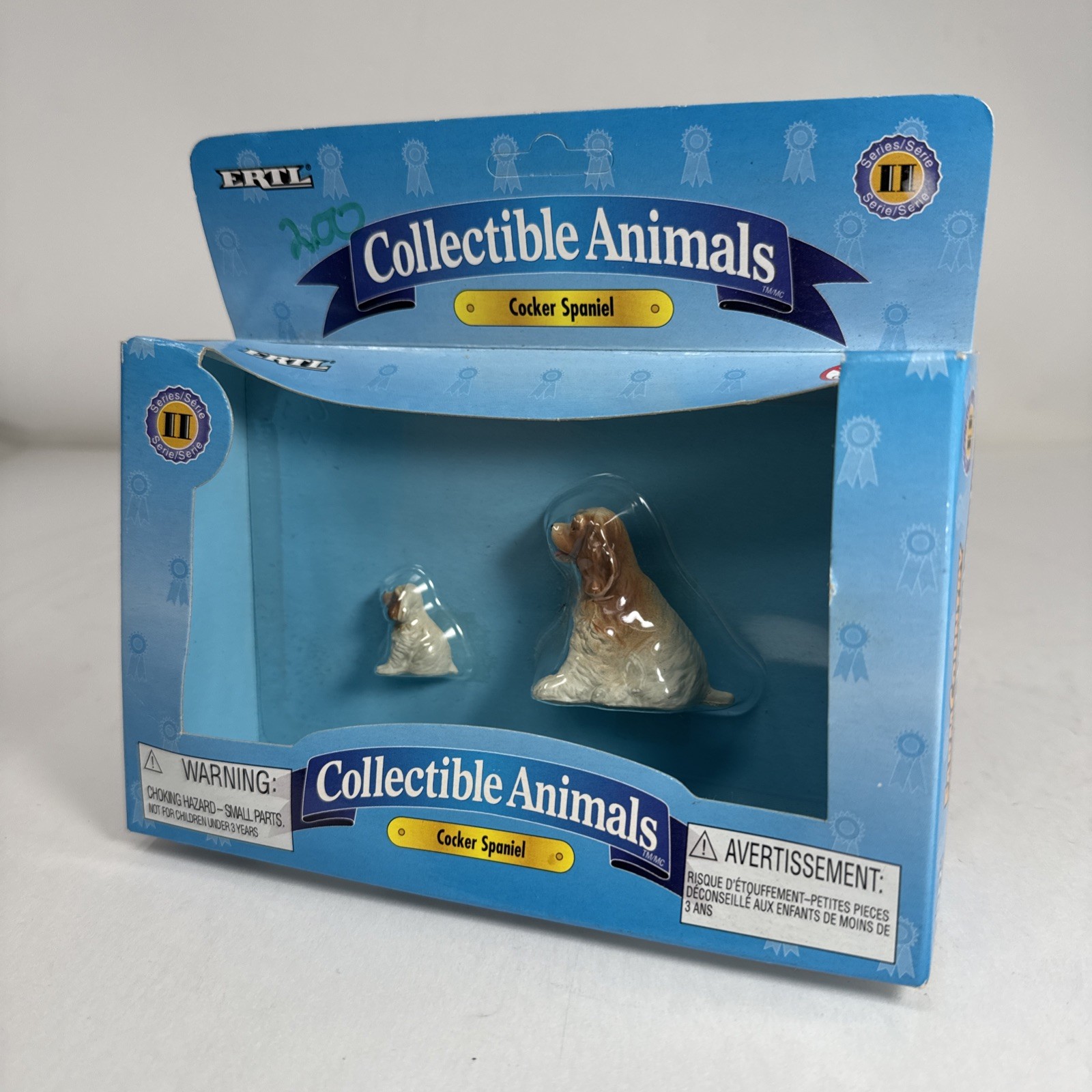Ertl collectible animals cocker spaniel NEW rare dogs Puppy 2000 #12066 Series