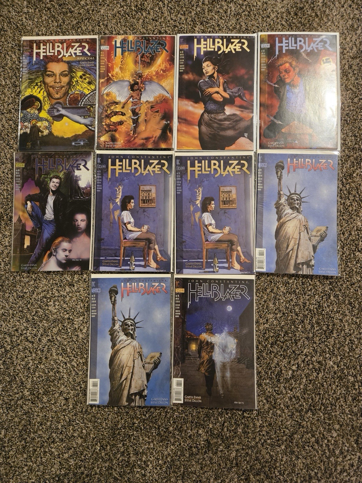 Hellblazer #64-66,68,70(x2),72(x2),76 + 1 Special DC Vertigo Comics 1991