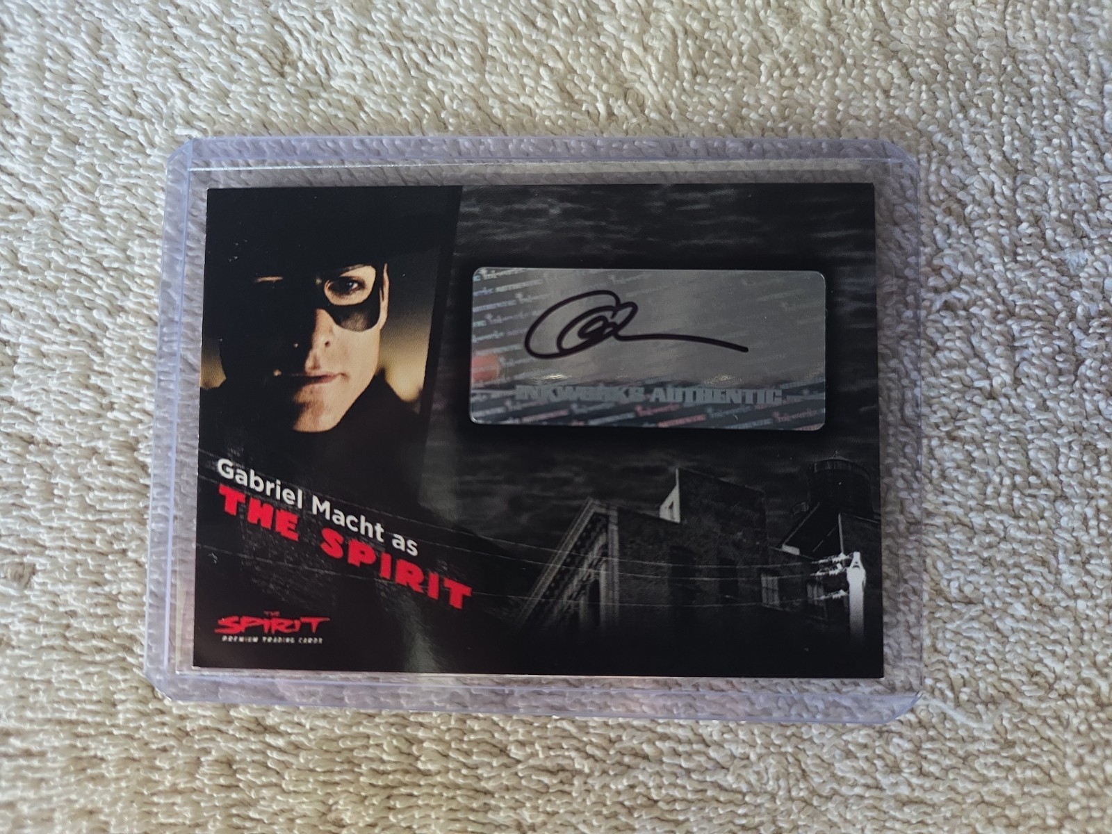 2008 Inkworks The Spirit Gabriel Macht A1 Autograph Signed Card Suits Ex