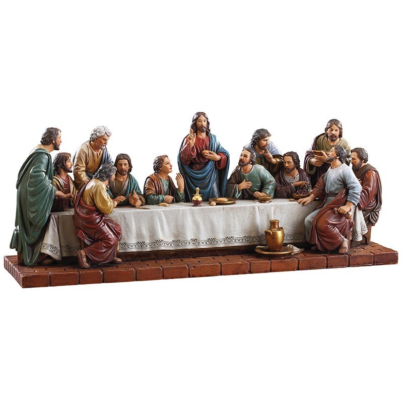 Last Supper Adams Beautiful Figurine For Decor Religious Accessory Collectible