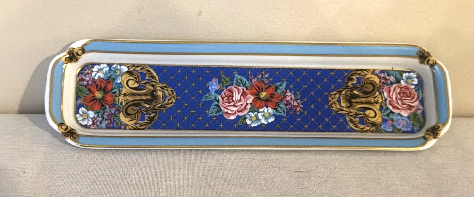 Vintage Neiman Marcus Porcelain Trinket Dish Tray - Japan 8 5/8\