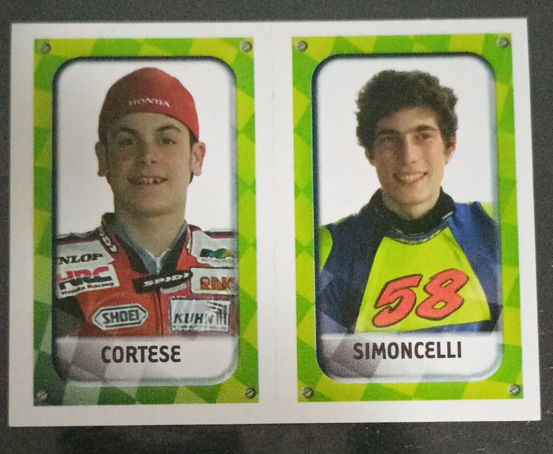MOTO GP 2005 - PANINI - MARCO SIMONCELLI ROOKIE STICKER NO. 243