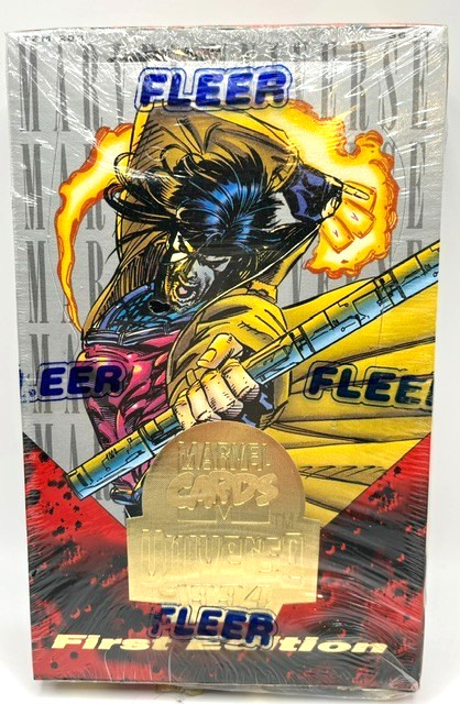 1994 Fleer Marvel Cards Universe First Edition, Gambit Cover #8869, Sealed Box