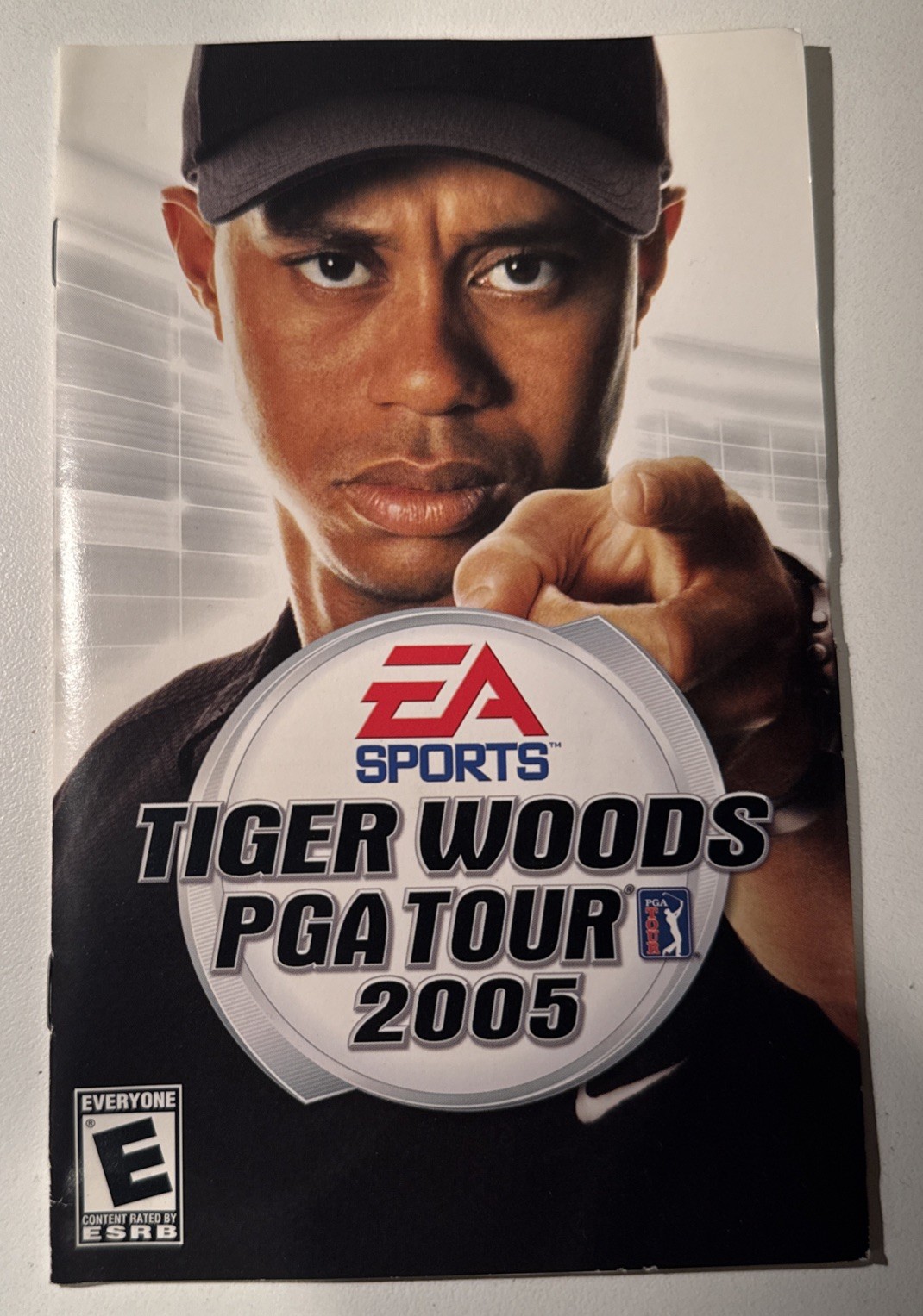INSTRUCTION MANUAL ONLY Tiger Woods PGA Tour 2005 PlayStation 2